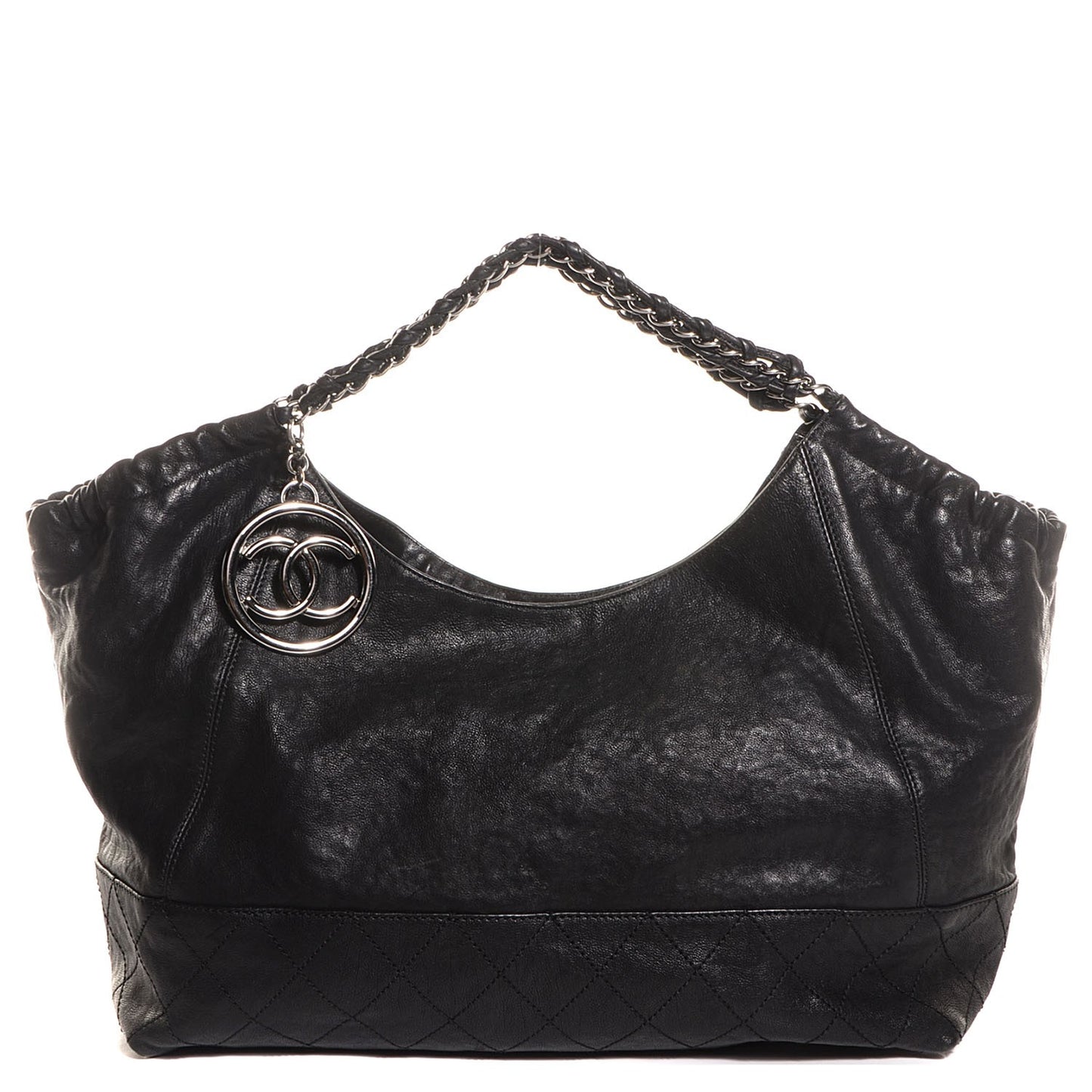 Calfskin XL Coco Cabas Black