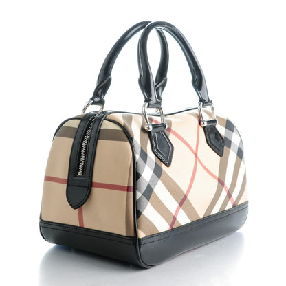 Burberry Nova Check Bowling Bag Black 3 of 9