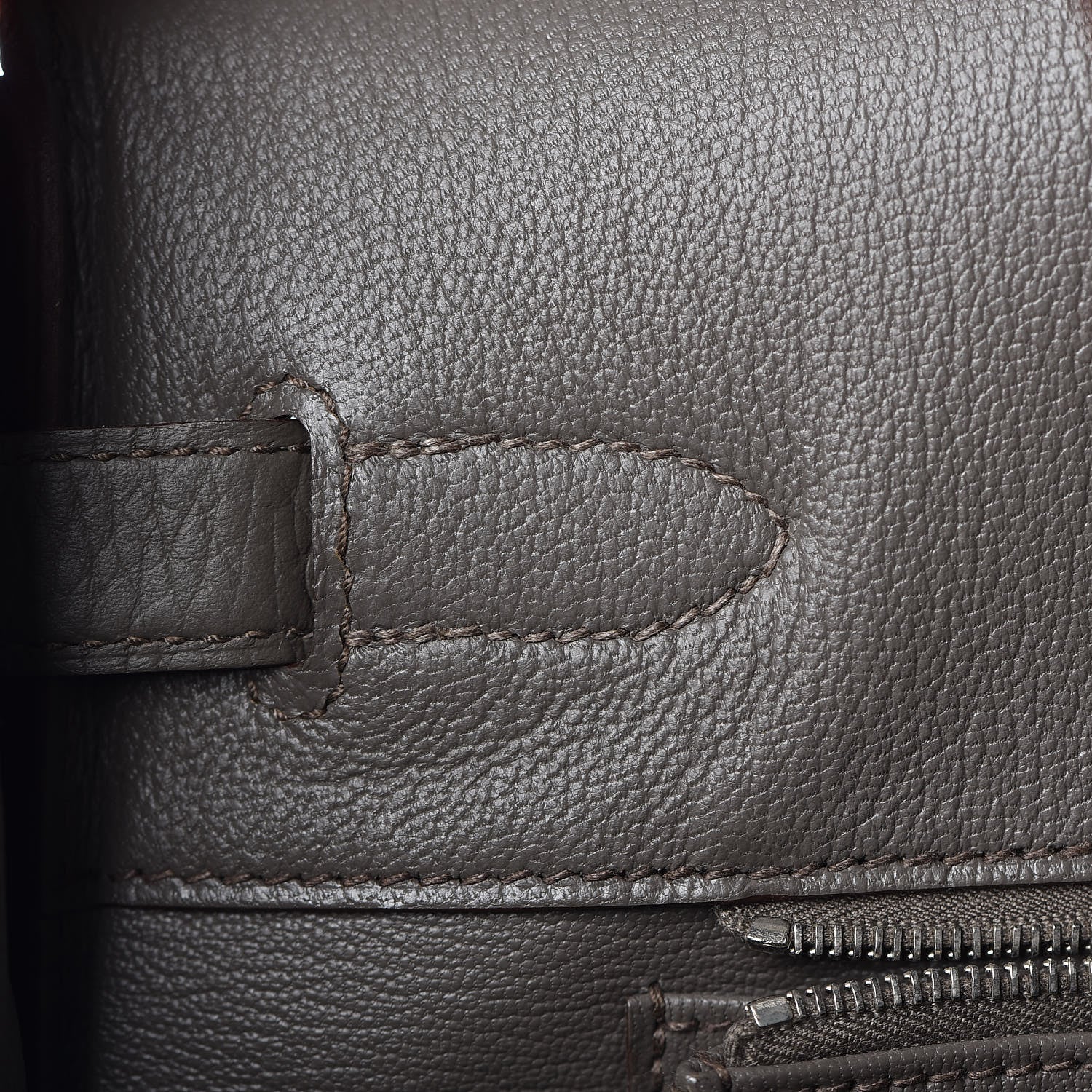 Hermes Taurillon Clemence Birkin 35 Taupe 11 of 33