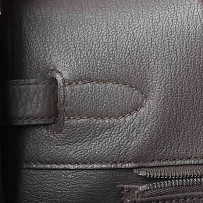 Hermes Taurillon Clemence Birkin 35 Taupe 11 of 33