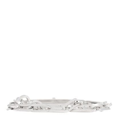 Hermes Sterling Silver Kelly Double Chaine Bracelet 2 of 3