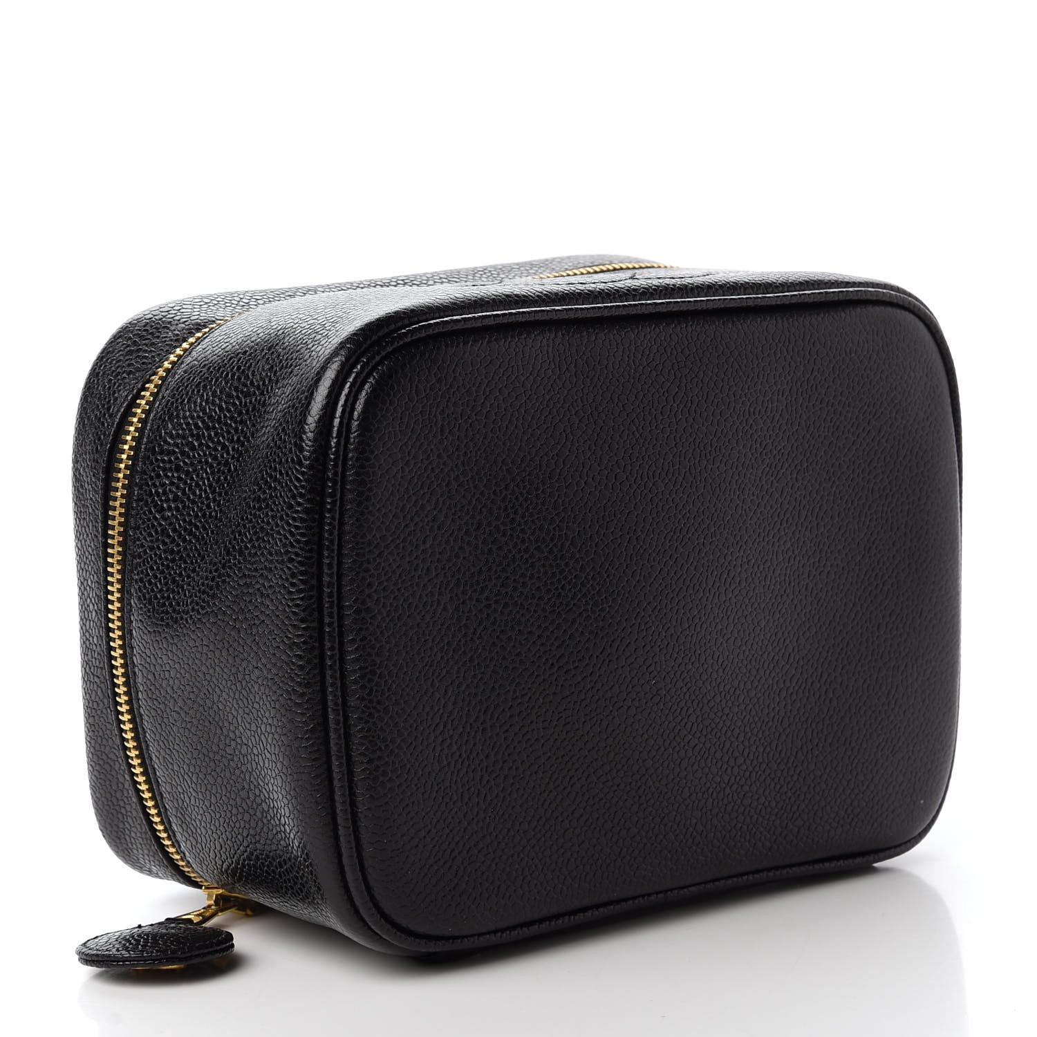 Chanel Caviar Vanity Cosmetic Case Black 4 of 11