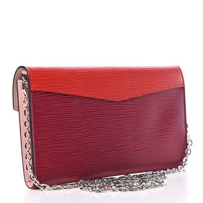 Louis Vuitton Epi Chain Wallet Fuchsia 3 of 10