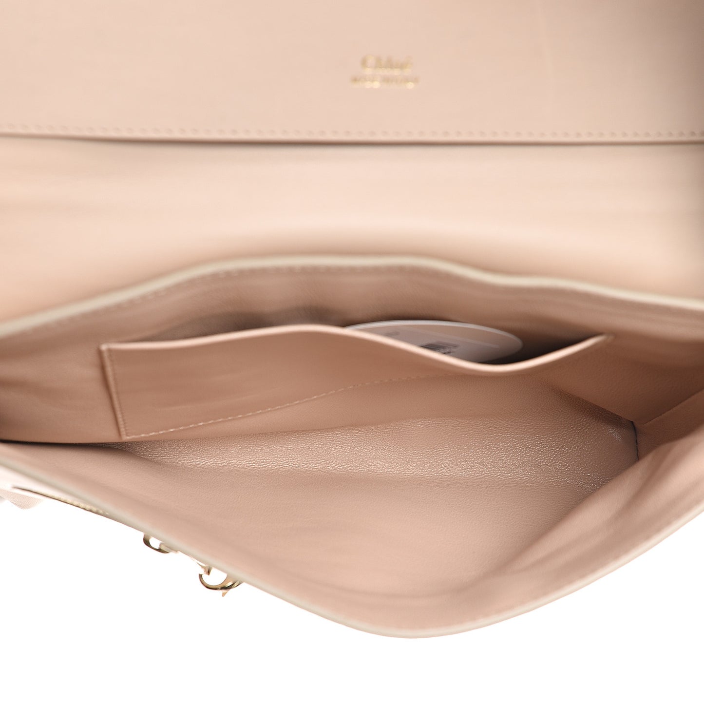 Lambskin Goatskin Cassie Pochette Crossbody Sand Dune
