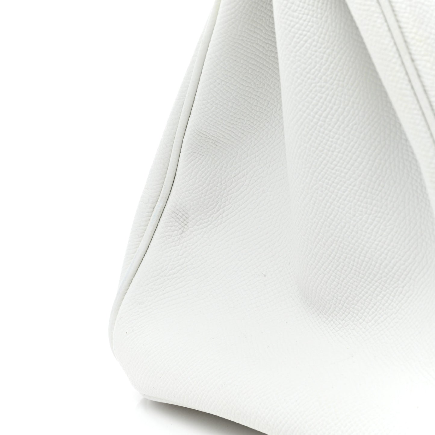 Epsom Birkin 35 White