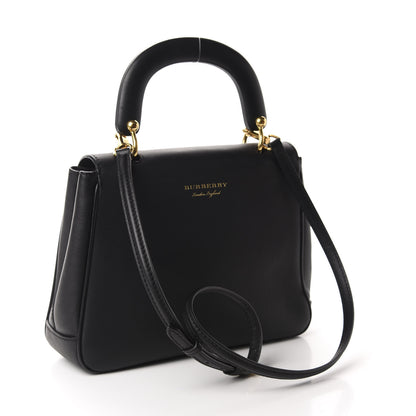 Burberry Trench Calfskin Medium DK88 Top Handle Bag Black 3 of 10