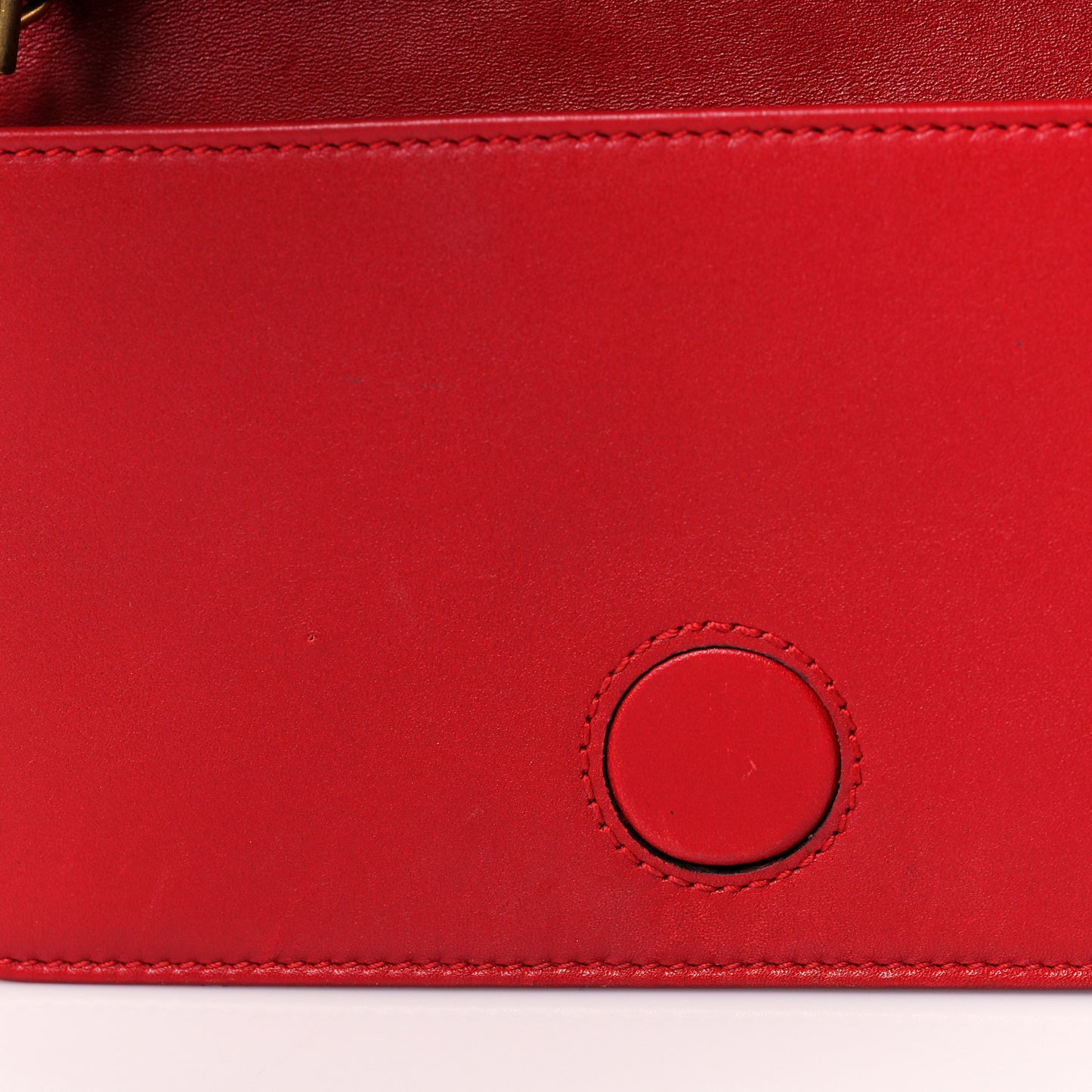 Calfskin Matelasse GG Marmont Mini Bag Hibiscus Red
