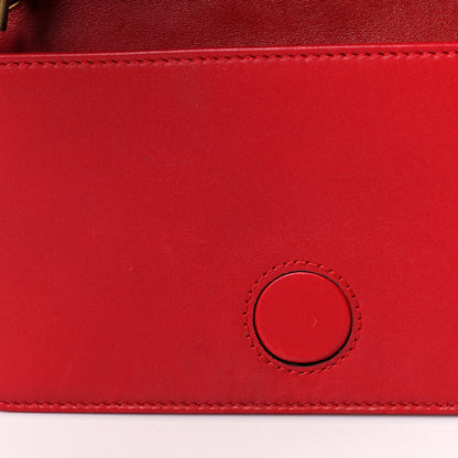 Gucci Calfskin Matelasse GG Marmont Mini Bag Hibiscus Red 11 of 12