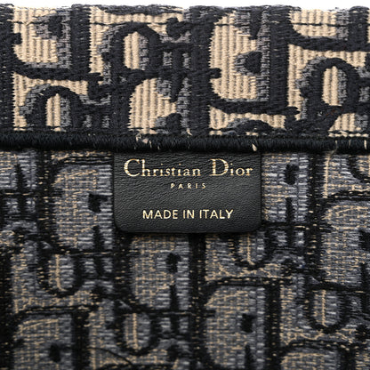 Christian Dior Oblique Large Book Tote Blue Multicolor 6 of 12