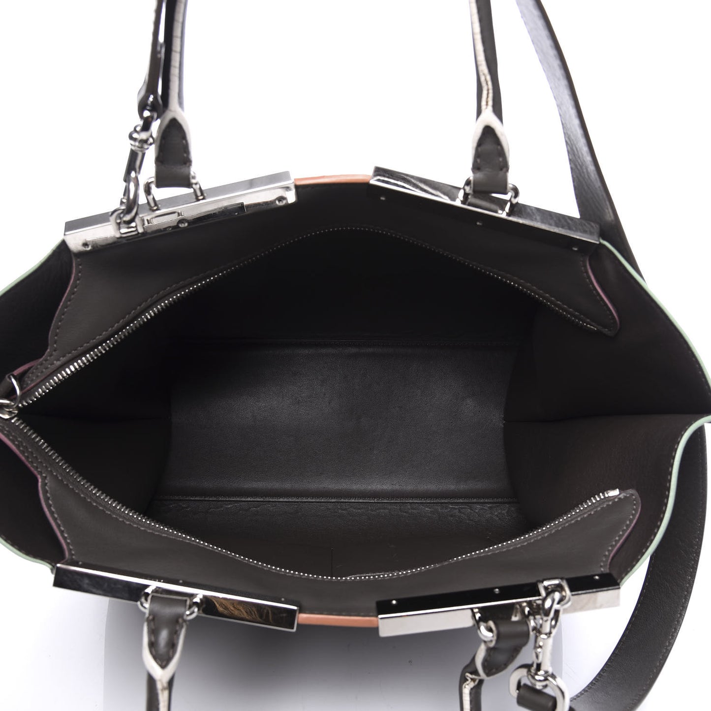 Vitello Dolce Century Petite 3Jours Tote Carbone