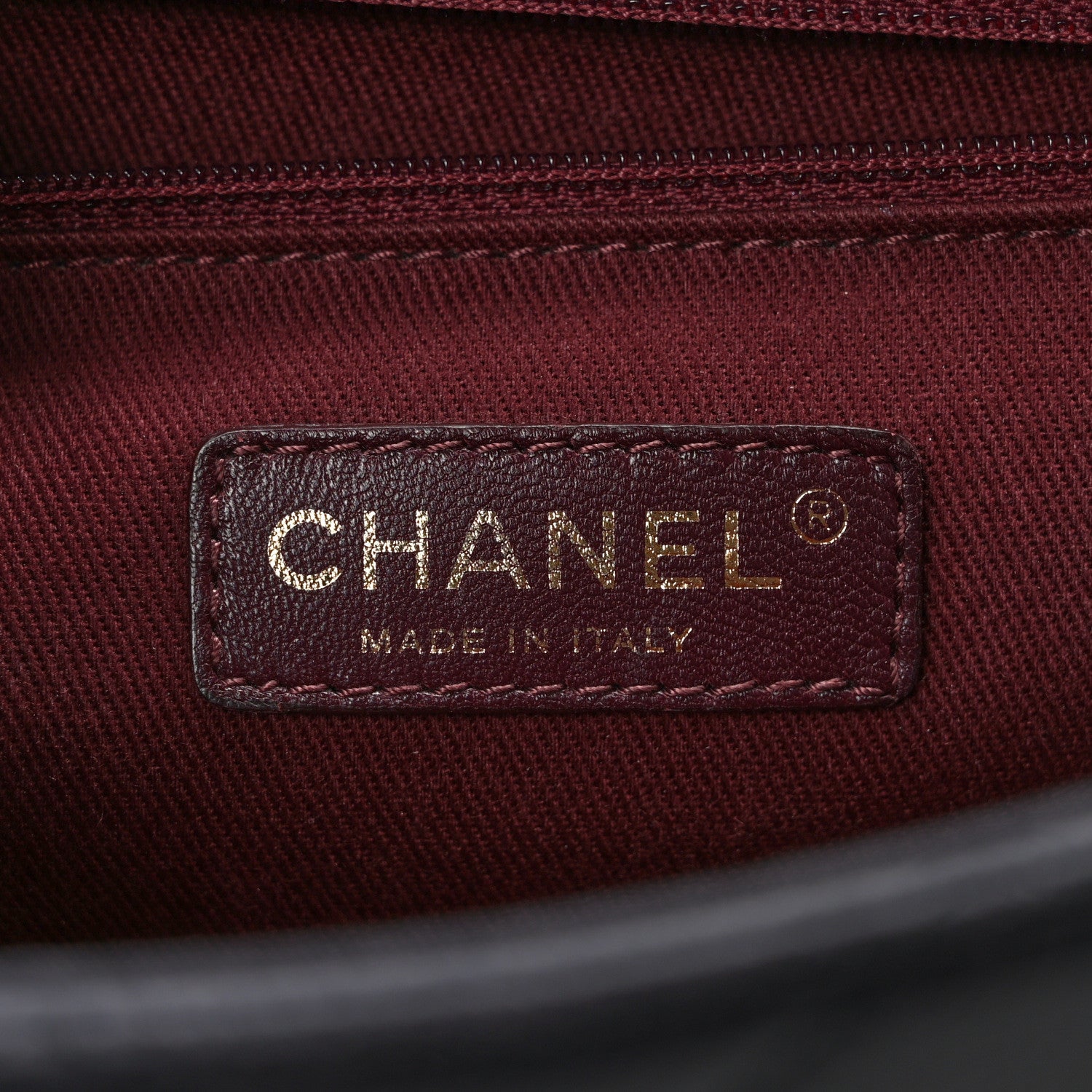 Chanel Caviar Quilted Large Retro Class Flap Dark Navy Blue 5 of 10