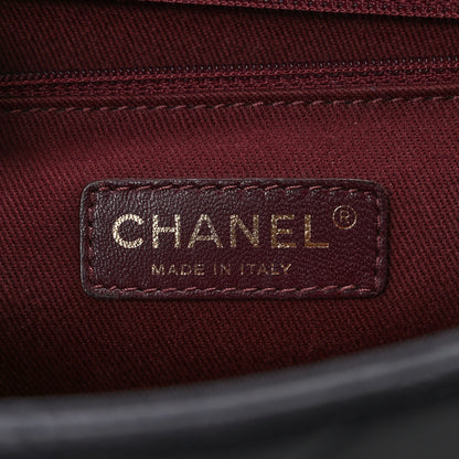 Chanel Caviar Quilted Large Retro Class Flap Dark Navy Blue 5 of 10