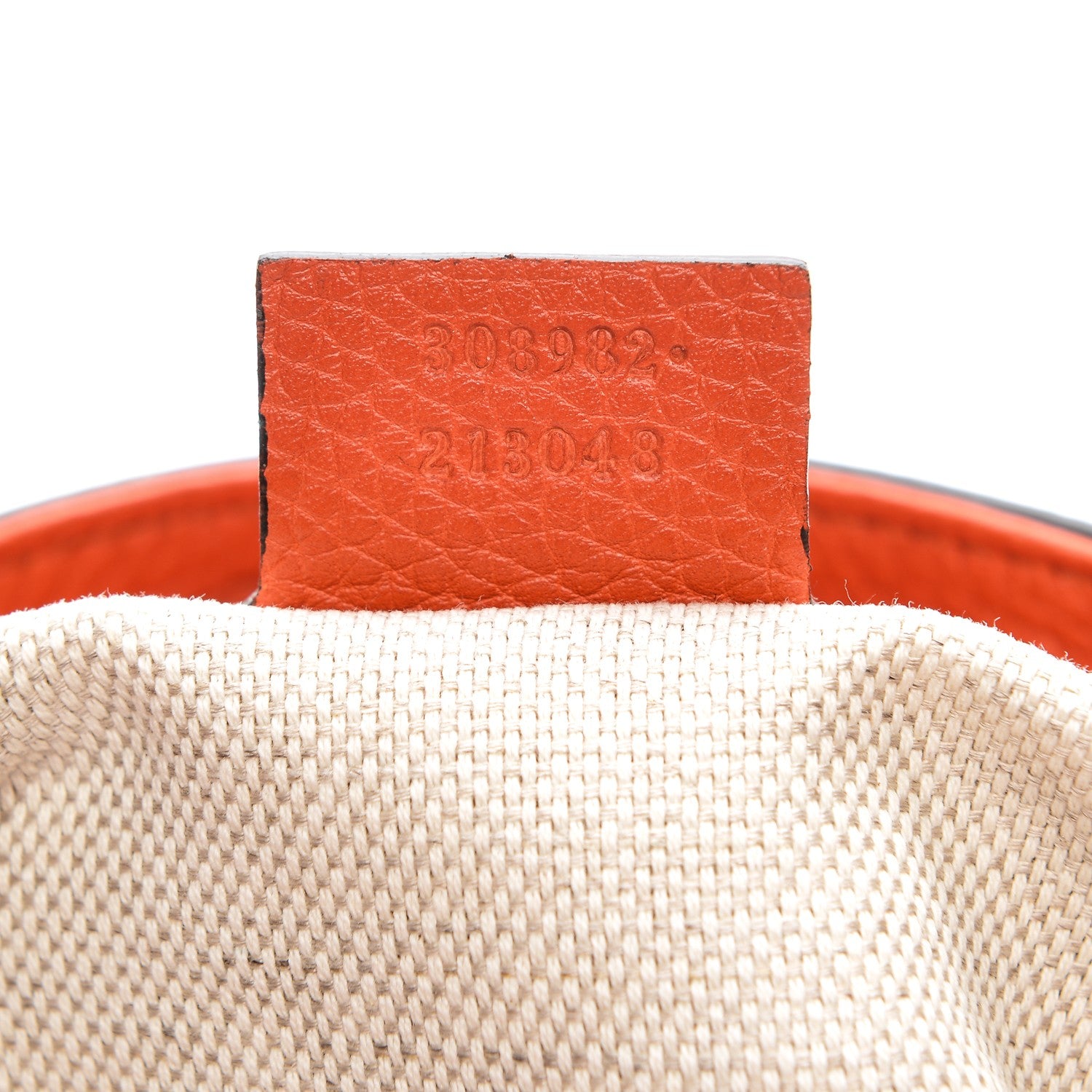 Gucci Pebbled Calfskin Medium Soho Chain Shoulder Bag Sun Orange 7 of 7