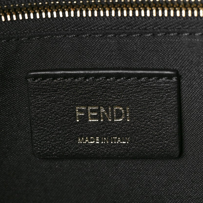 Fendi Vitello Bi-Color FF 1974 Embossed Mini Backpack Maya Black 6 of 8