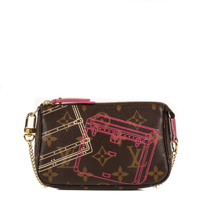 Louis Vuitton Monogram 2014 Christmas Animation Mini Pochette Accessories 1 of 7
