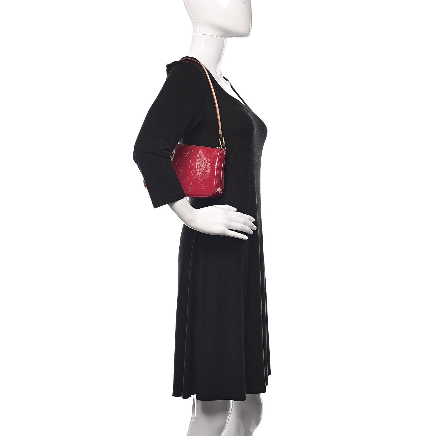 Louis Vuitton Vernis Pochette Accessories NM Rose Indien 2 of 13