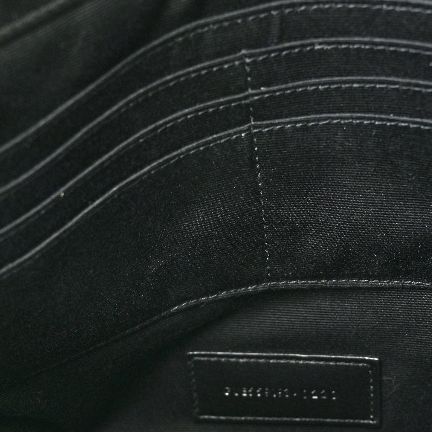 Calfskin Matelasse Monogram Cassandre Tablet Pouch Black