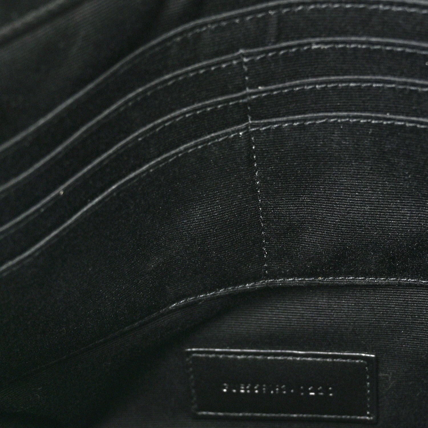 Saint Laurent Calfskin Matelasse Monogram Cassandre Tablet Pouch Black 9 of 11