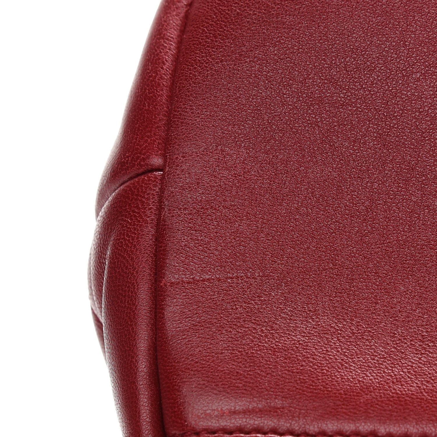 Saint Laurent Lambskin Quilted Medium Loulou Puffer Monogram Chain Satchel Opyum Red 11 of 11