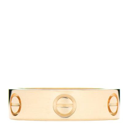 Cartier 18K Yellow Gold 5.5mm LOVE Ring 55 7.25 1 of 4