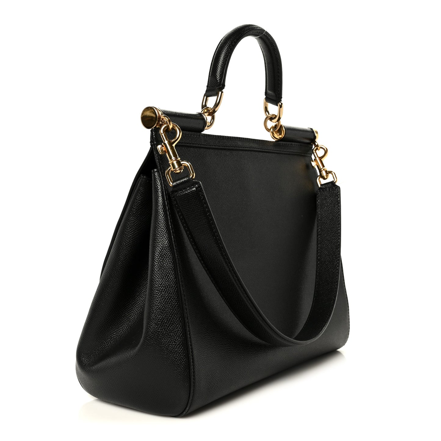 Dauphine Large Miss Sicily Satchel Black