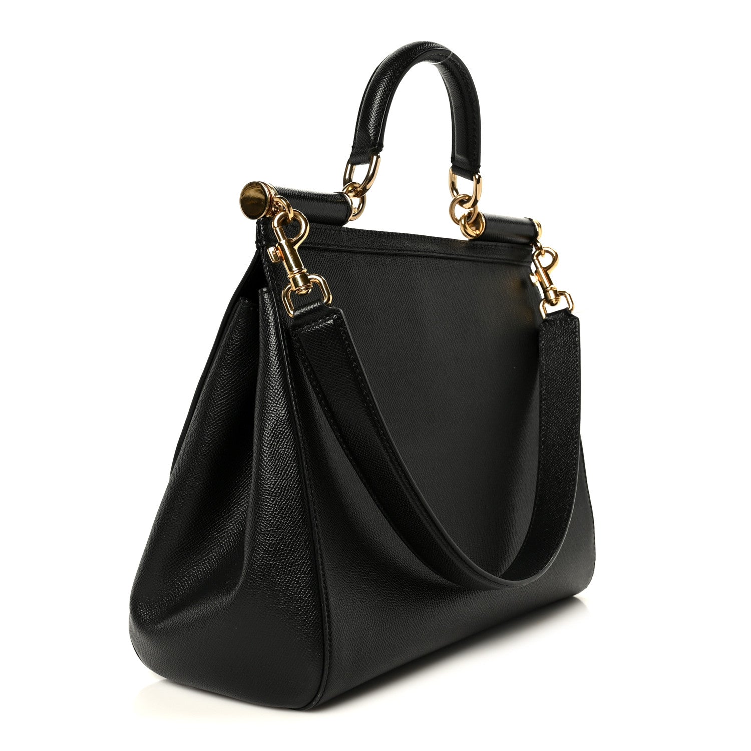 Dolce & Gabbana Dauphine Large Miss Sicily Satchel Black 3 of 10