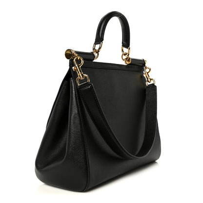 Dolce & Gabbana Dauphine Large Miss Sicily Satchel Black 3 of 10