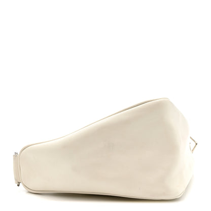 Prada Grace Lux Triangle Shoulder Bag White White 4 of 15