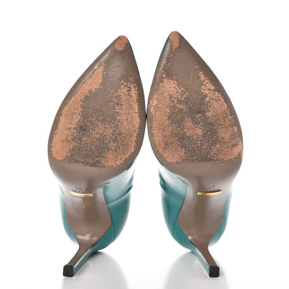 Gucci Patent Gloria Pumps 37 Spring Water 7 of 12