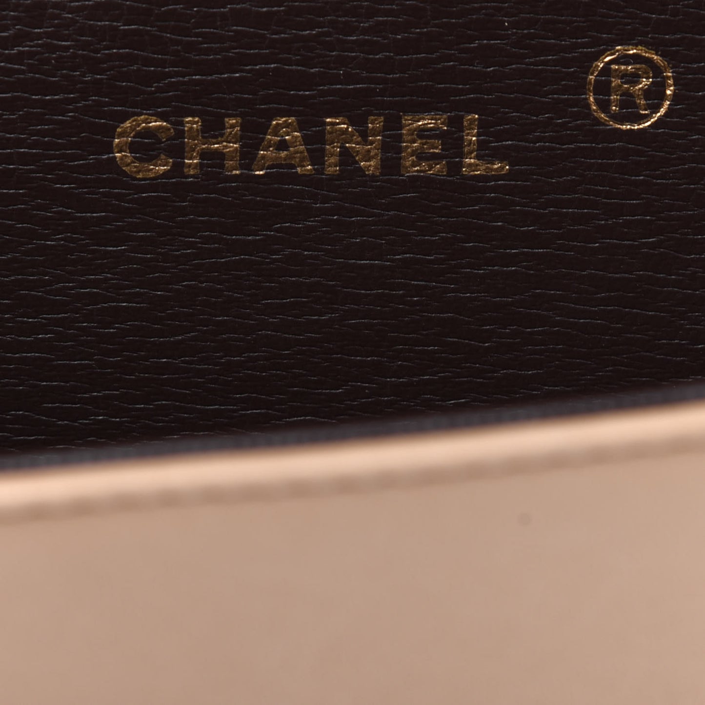 Lambskin Quilted Small Single Flap Beige