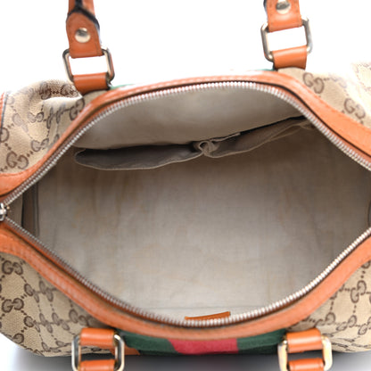 Gucci Monogram Vintage Web Medium Boston Tobacco 5 of 15