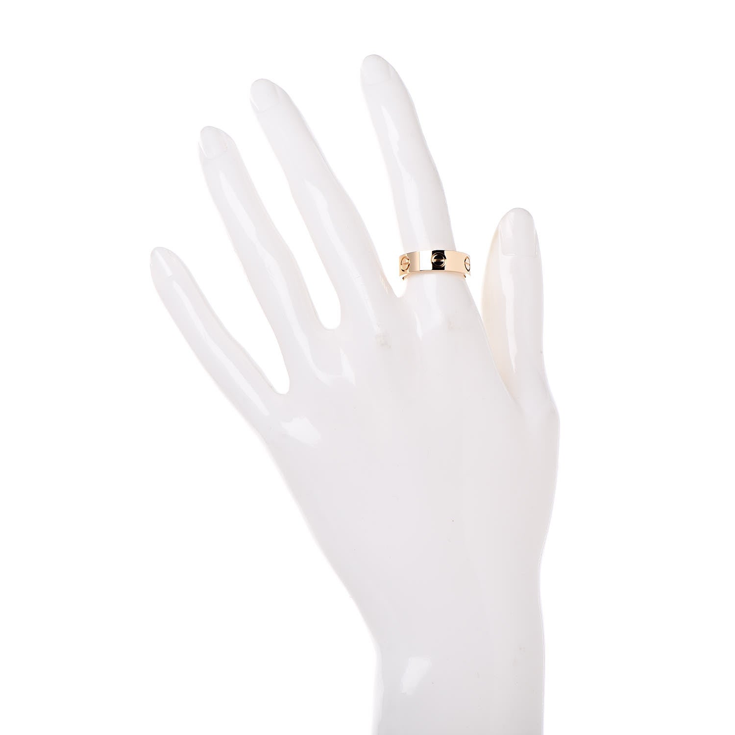 Cartier 18K Yellow Gold 5.5mm LOVE Ring 52 6 2 of 4