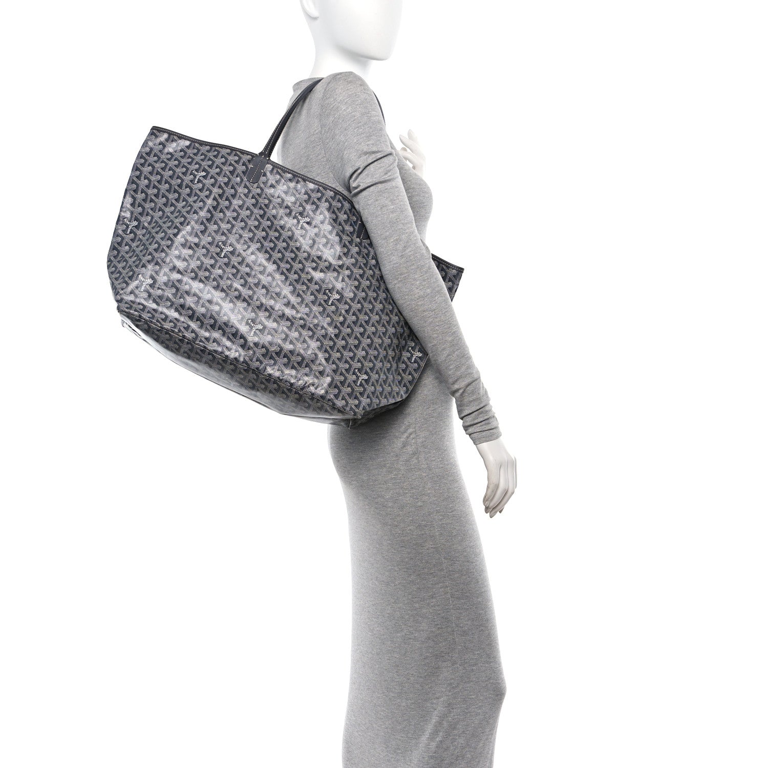 Goyard Goyardine Saint Louis GM Grey 2 of 11