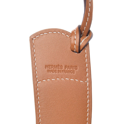 Hermes Butler Swift Paddock Botte Boot Bag Charm Natural Bleu Zanzibar 3 of 3
