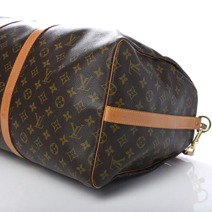 Louis Vuitton Monogram Keepall Bandouliere 55 8 of 12
