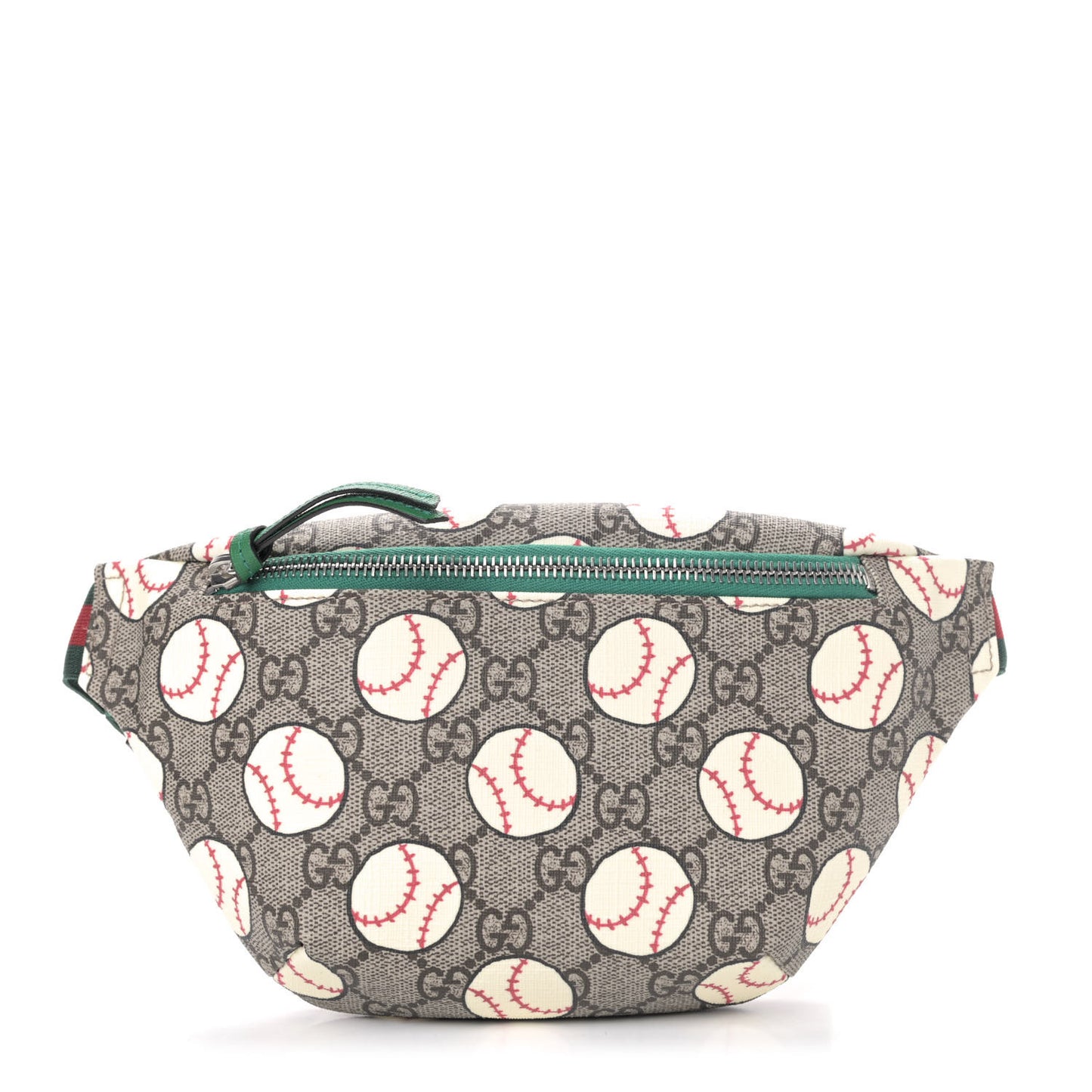 GG Supreme Monogram Baseballs Web Childrens Belt Bag