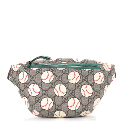 Gucci GG Supreme Monogram Baseballs Web Childrens Belt Bag 1 of 4