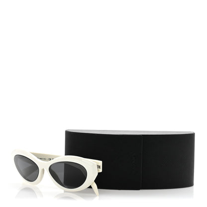 Prada Acetate Oval Sunglasses SPR 26Z White 8 of 8