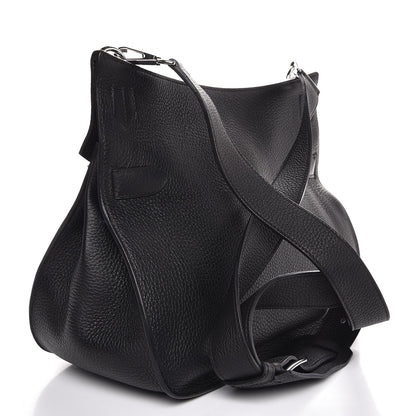 Hermes Taurillon Clemence Jypsiere 34 Black 3 of 7