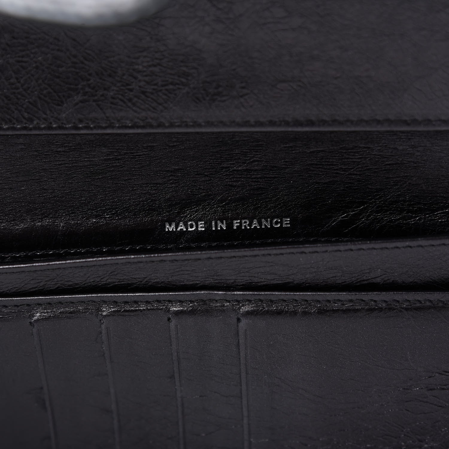 Chanel Metallic Aged Calfskin Quilted Reissue Long Flap Wallet So Black 9 of 11