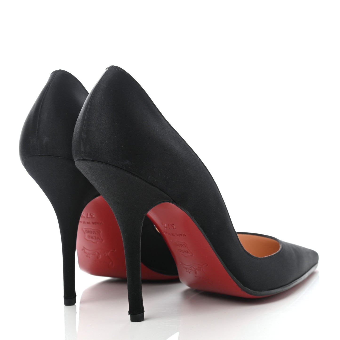 Satin Decollete 554 100 Pumps 37.5 Black