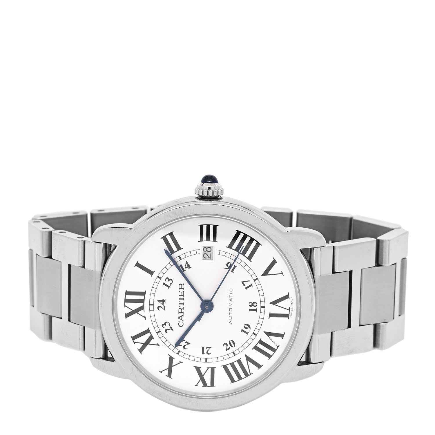 Cartier Stainless Steel 42mm Ronde Solo Automatic Watch 2 of 5