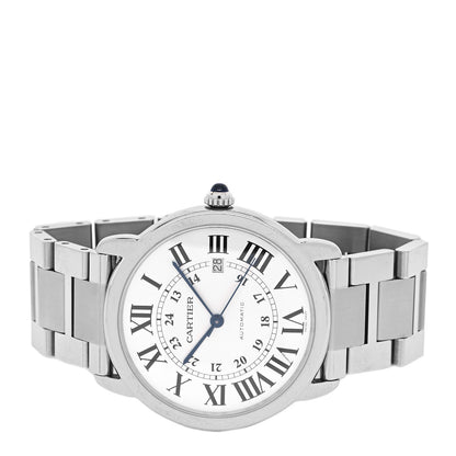 Cartier Stainless Steel 42mm Ronde Solo Automatic Watch 2 of 5