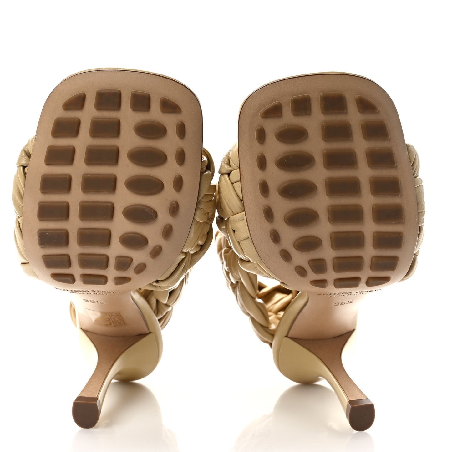 Shiny Nappa Intrecciato The Board Sandals 36.5 Bandage