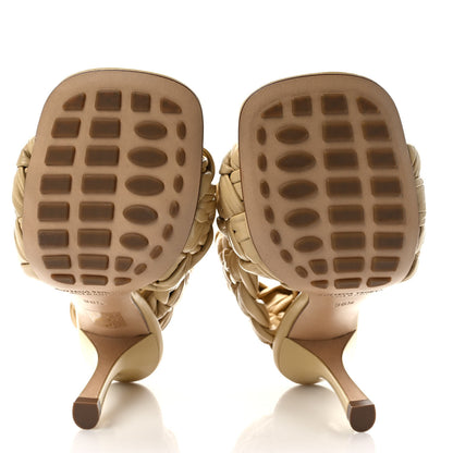 Bottega Veneta Shiny Nappa Intrecciato The Board Sandals 36.5 Bandage 5 of 7