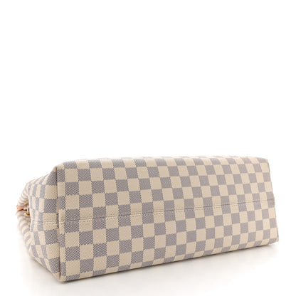 Louis Vuitton Damier Azur Graceful MM Rose Ballerine 4 of 12