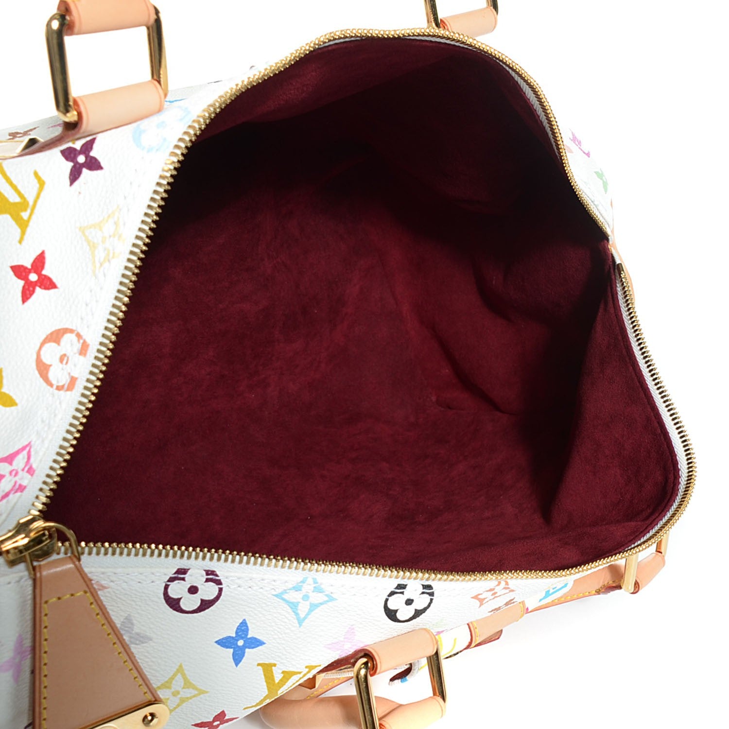 Louis Vuitton Monogram Multicolor Keepall 45 White 5 of 7
