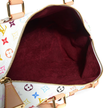 Louis Vuitton Monogram Multicolor Keepall 45 White 5 of 7