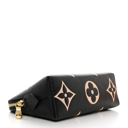 Louis Vuitton Empreinte Monogram Giant Cosmetic Pouch Black Beige 4 of 6
