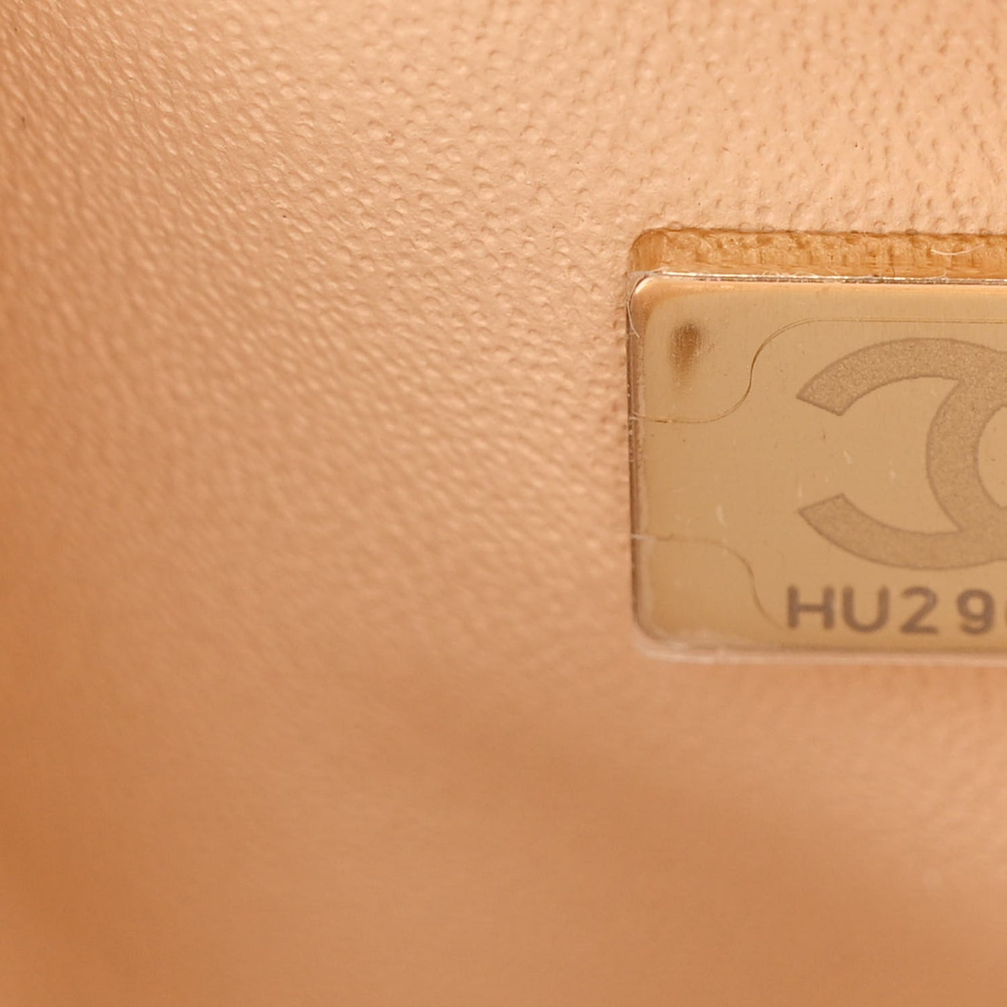 Caviar Quilted Small Double Flap Beige